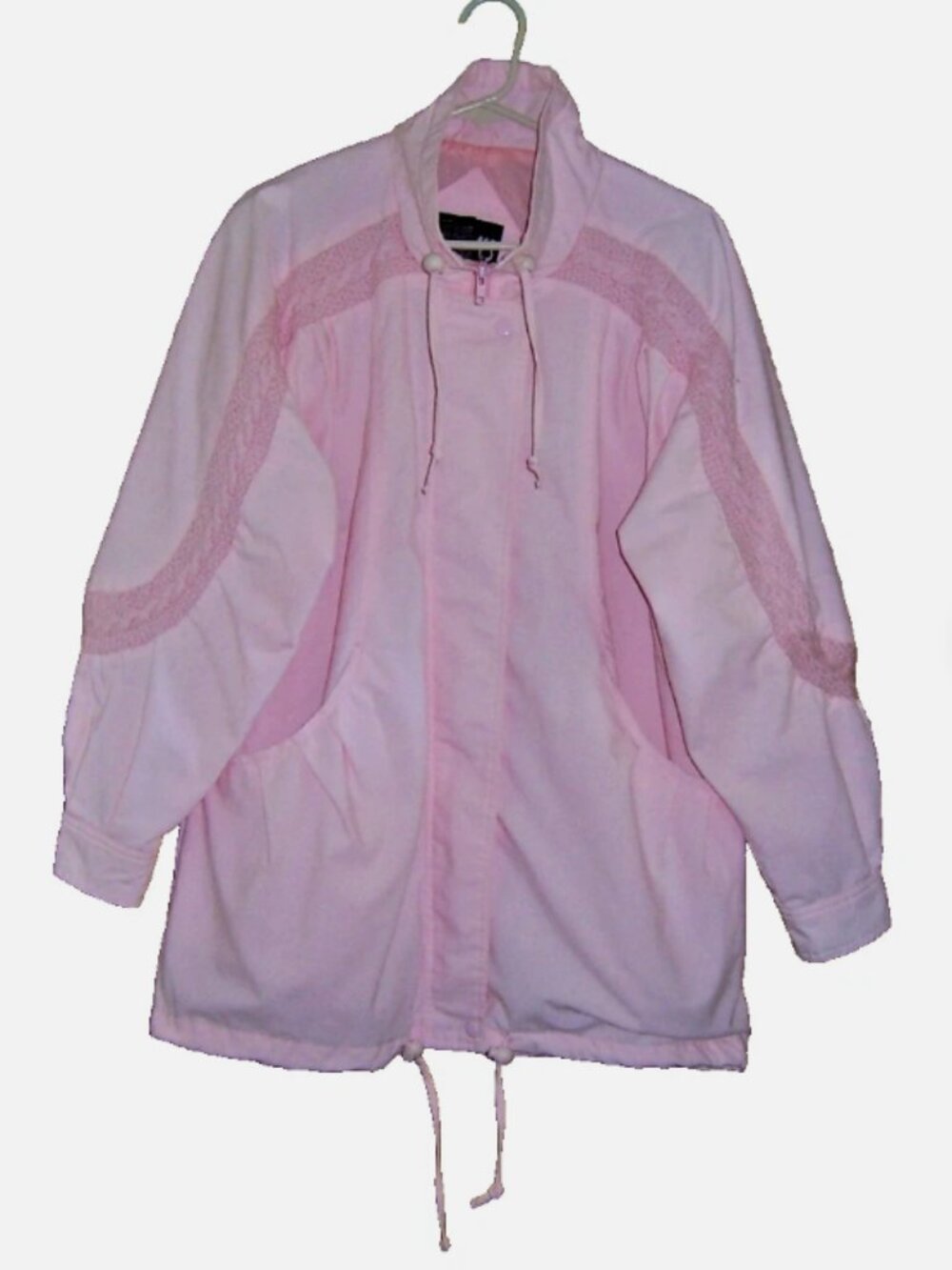 Vintage Hot Spices Women's Pink Jacket Windbreaker Size M Medium
